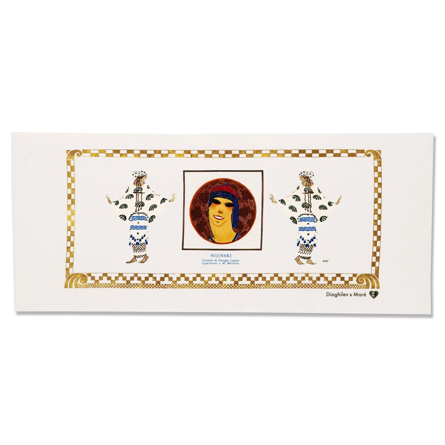 『牧神の午後』ニンフの衣裳デザインとジョルジュ・ルパップによるニジンスキーの1912年プログラム