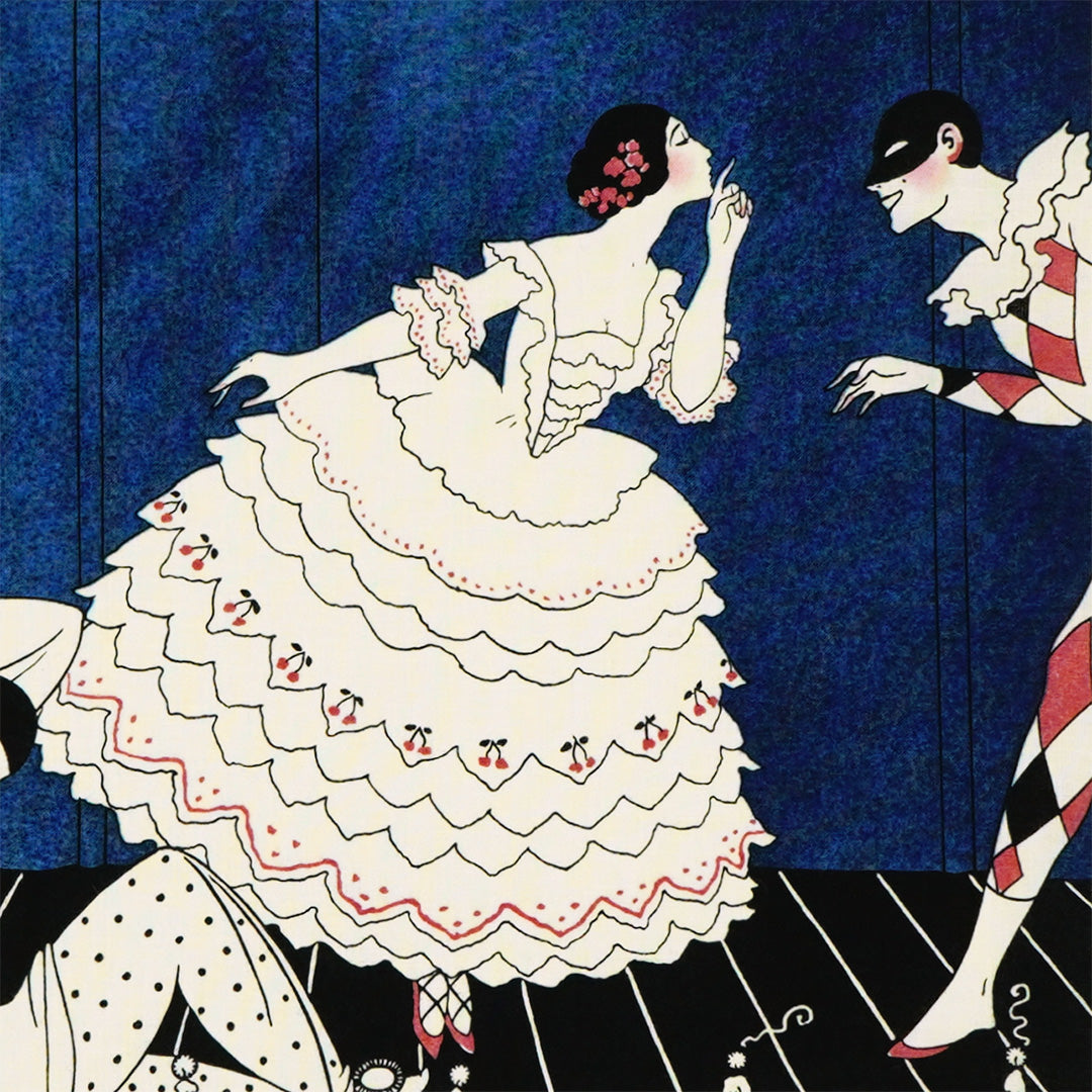 ジョルジュ・バルビエ画集『カルサヴィナ』より『カルナヴァル』